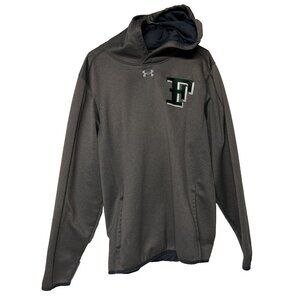 Under Armor Hoodie Men’s XL Gray With Green F Logo
